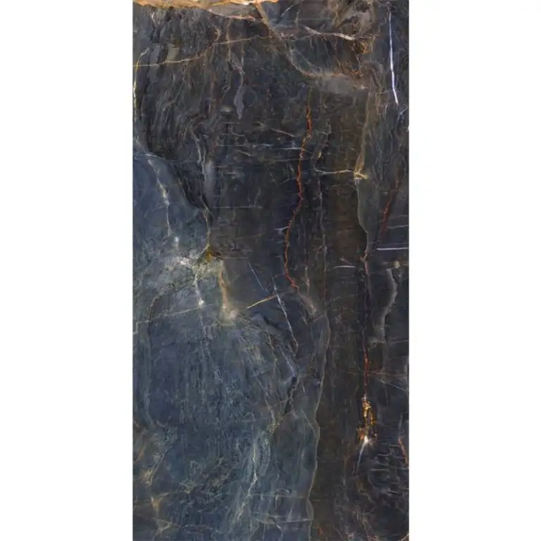 سرامیک نوین سرام پرنیان طرح اروبیک ابی رندوم تیره نانوپولیش 160*80