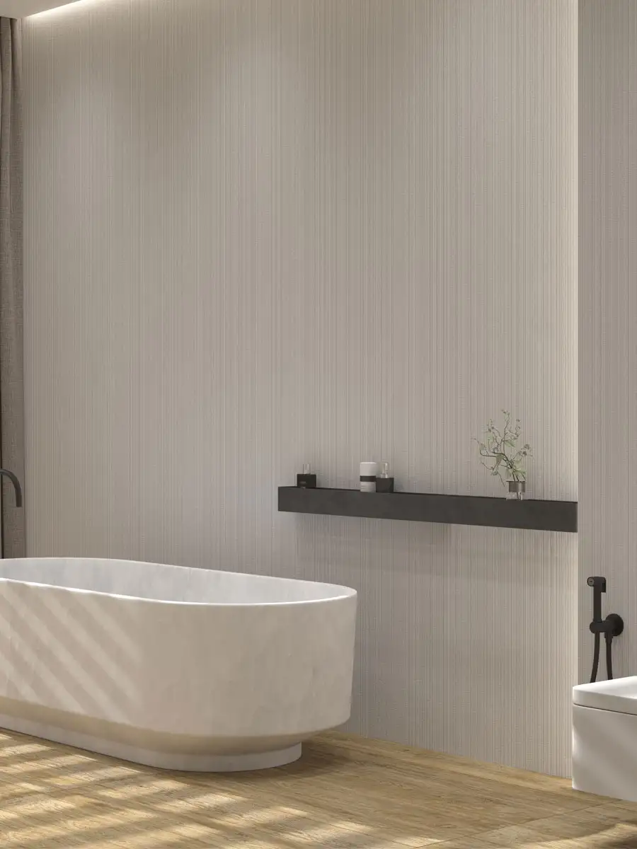 سرامیک اسلب پرسلان طرح کانسپت لایت گری استرایپ / Concept Light Gray Stripe