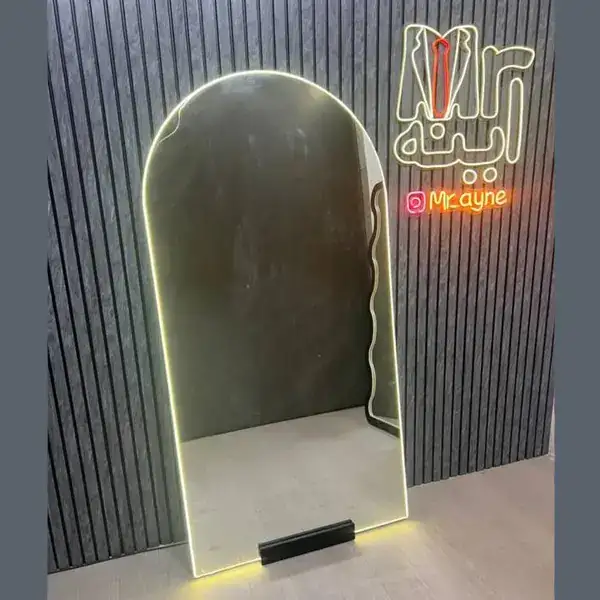 آینه گنبدی ام دی اف نئونی __ مستر آینه مرکز تخصصی تولید و توزیع انواع آینه