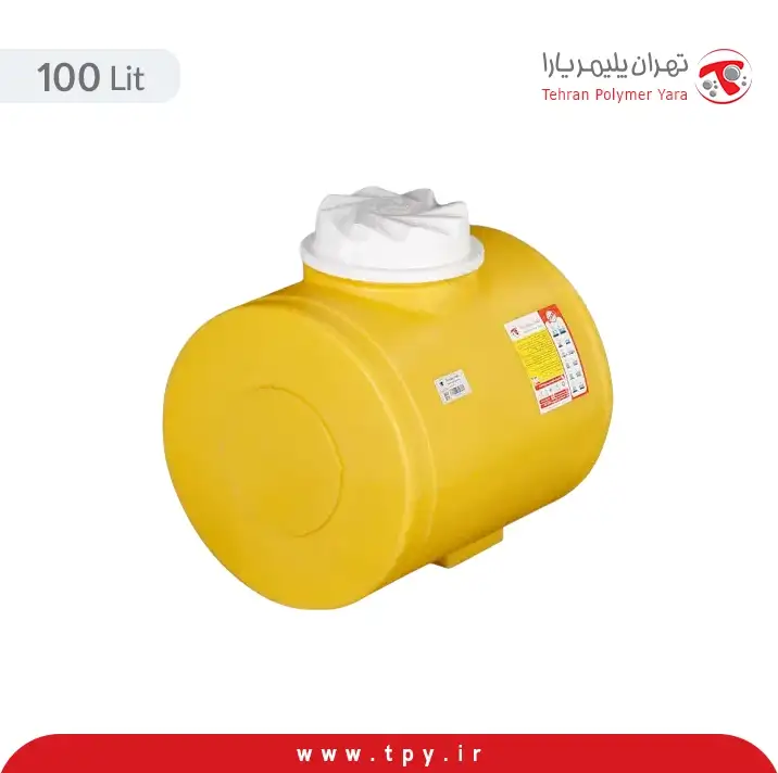 مخزن سمپاش استوانه 100 لیتری تک لایه