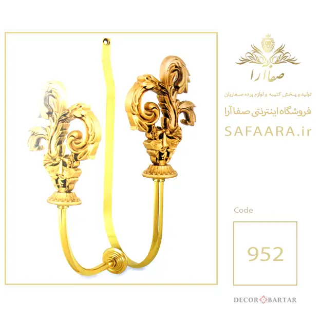 گل میخ پرده طرح  مولود __ تولید و پخش کتیبه و لوازم پرده صفاریان