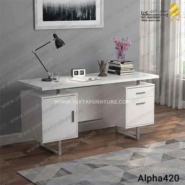 میز مدیریت ام دی اف (MDF) مدل alpha420