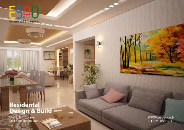 طراحی ویلای مسکونی آقای شجاعی