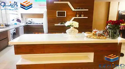 کابینت ،دکوراسیون داخلی SM’ART ایتالیا(طرح چوب)+آکرولیک آلمان