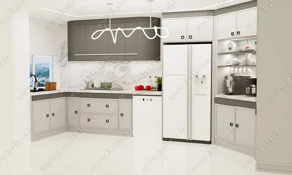 درب کابینت رنگ پلی اورتان