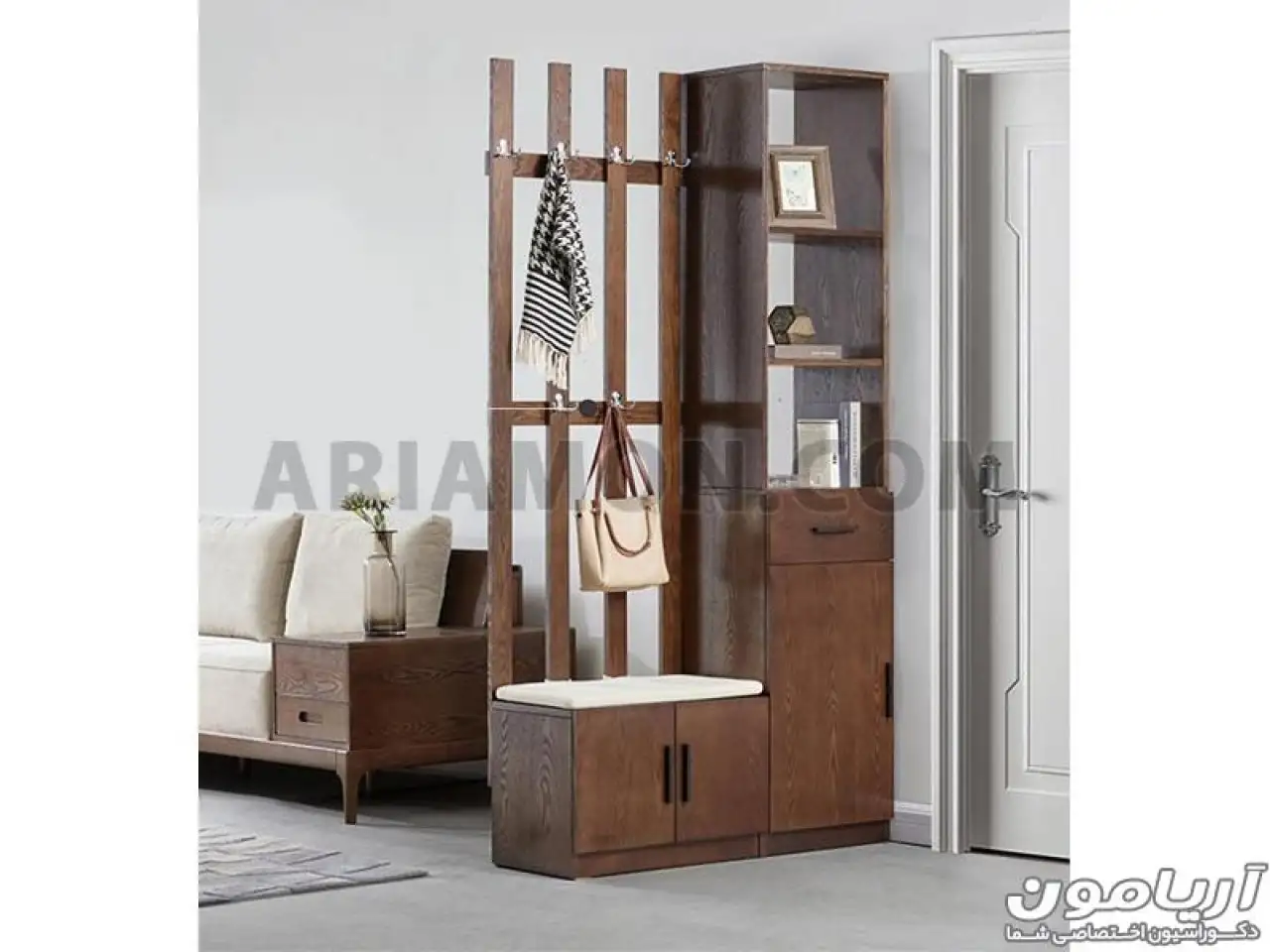 جاکفشی چوبی ایستاده