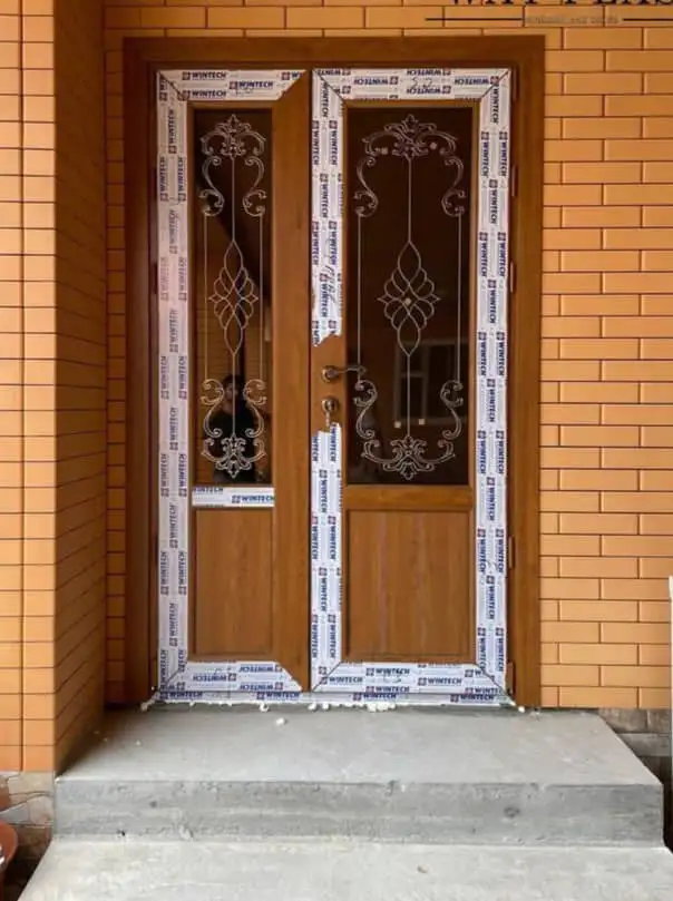 درب و پنجره upvc لمینت رنگی